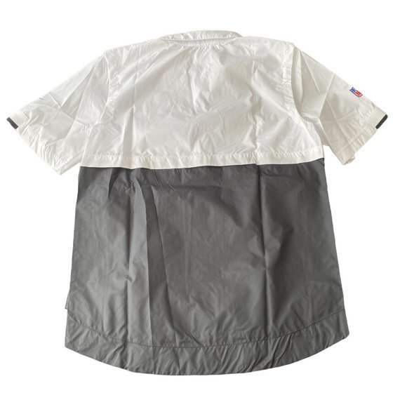 Nike Las Vegas Raiders Sideline Coaches Half Zip Short Sleeve‎ Jacket Sz S White - Picture 9 of 9